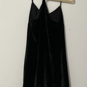 Madewell Velvet Black Dress